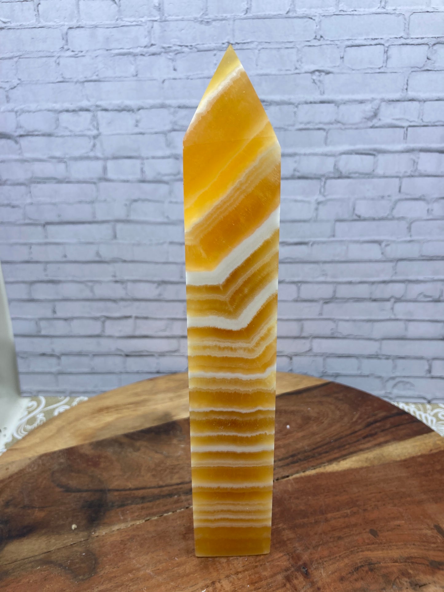 Orange Calcite Tower