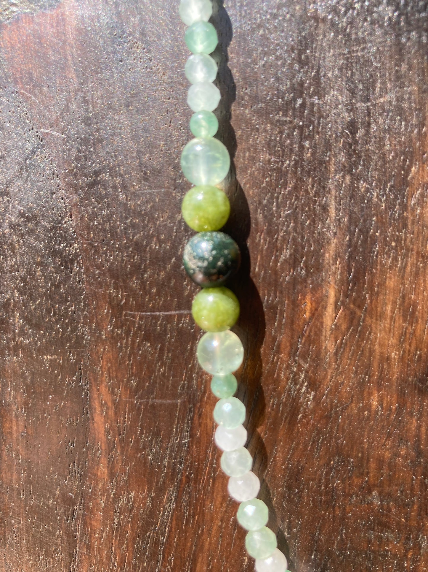 Green Aventurine Whaletail Necklace