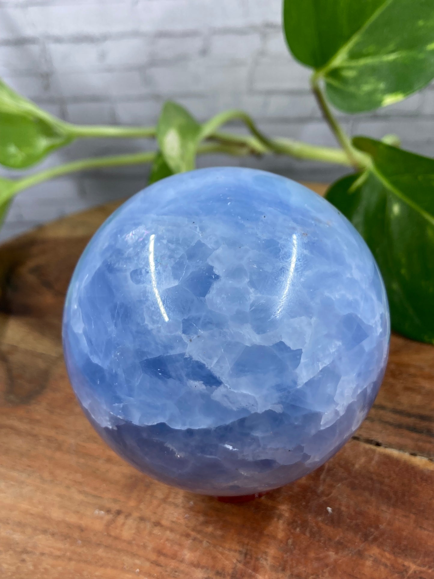 Blue Calcite Sphere