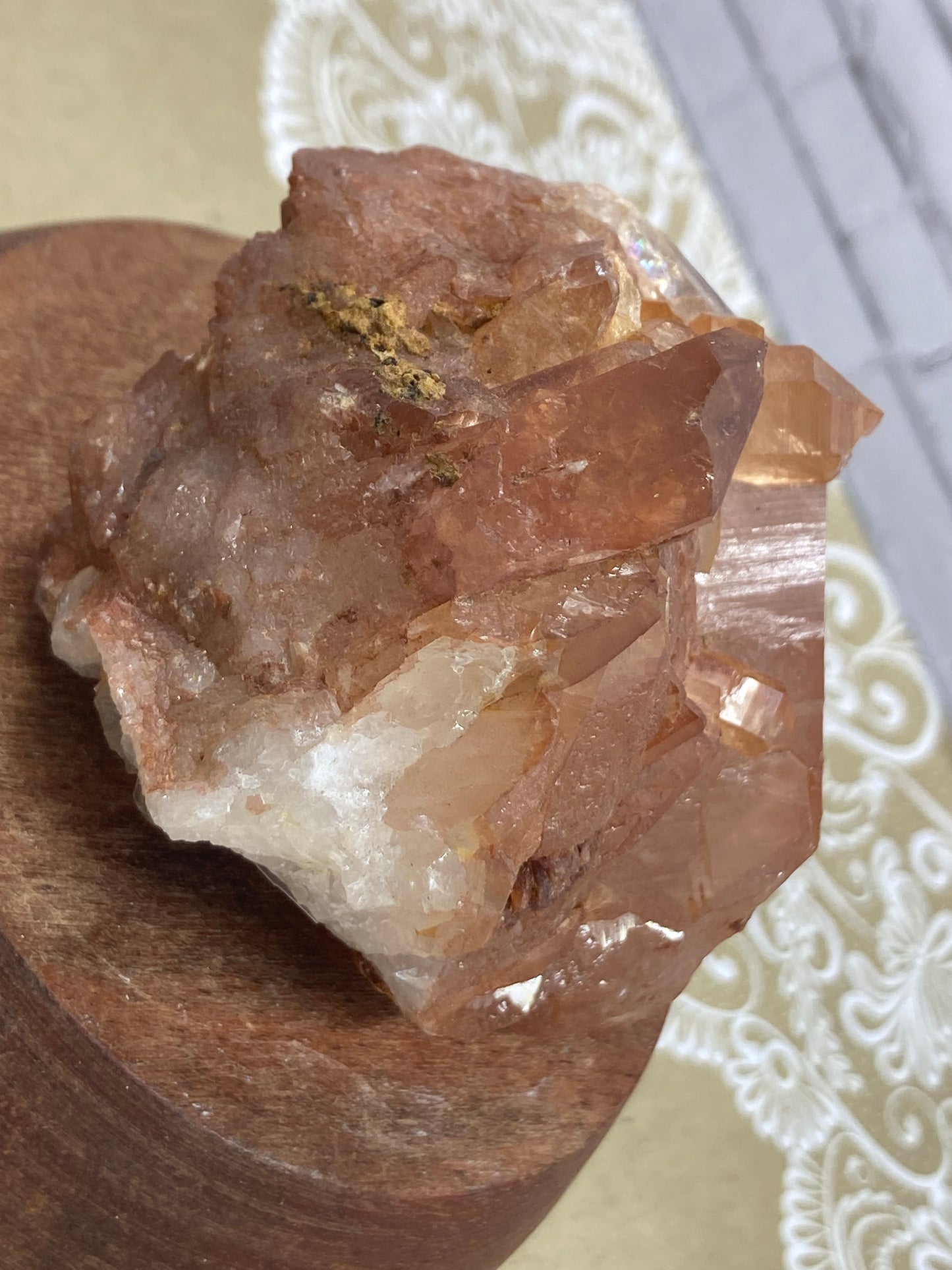 Tangerine Quartz Cluster