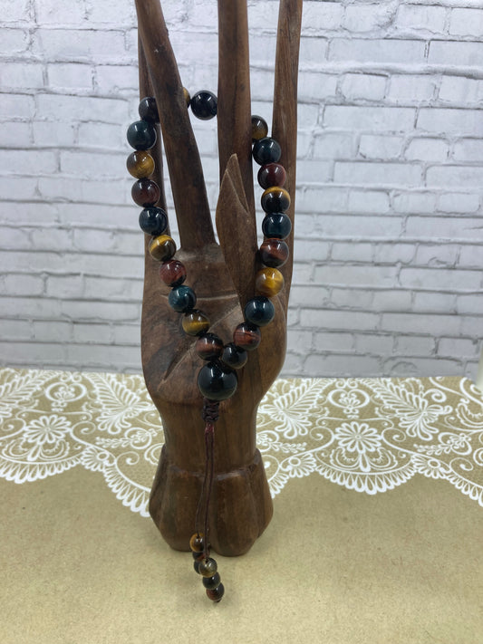 Tigers Eye Worry Bead Bracelet