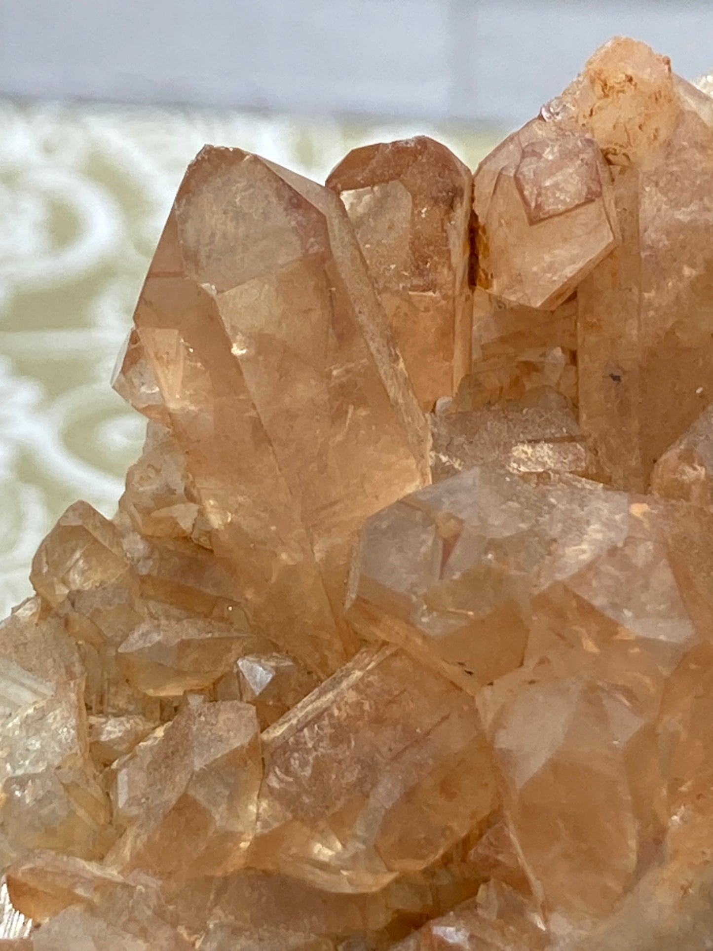 Tangerine Quartz Cluster