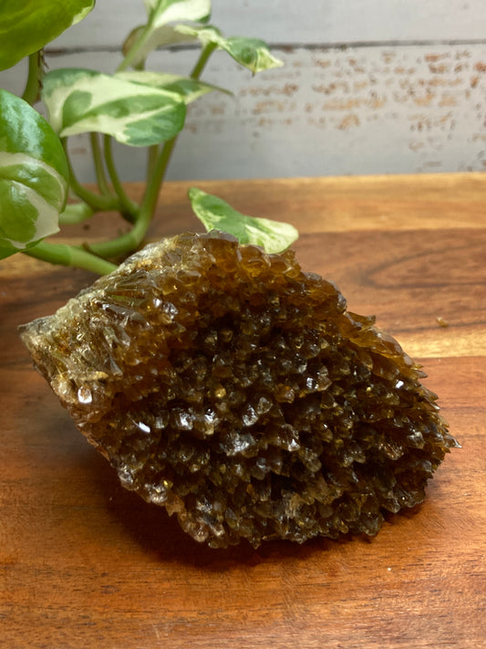 Amber Dogtooth Calcite