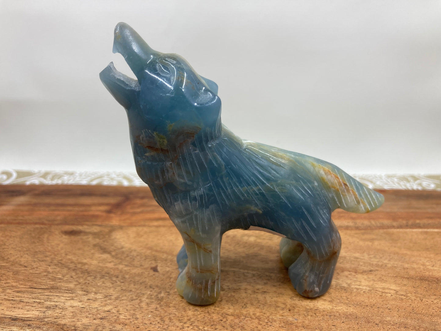 Blue Onyx Wolf