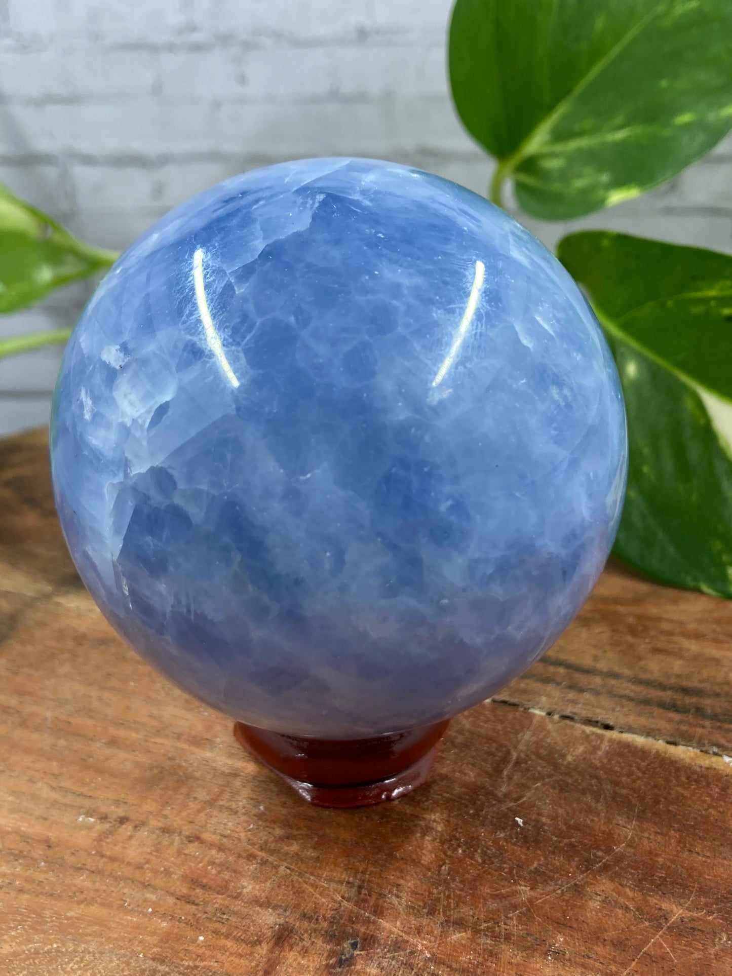 Blue Calcite Sphere