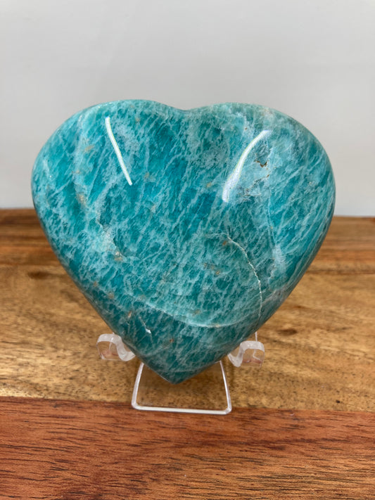 Amazonite Heart