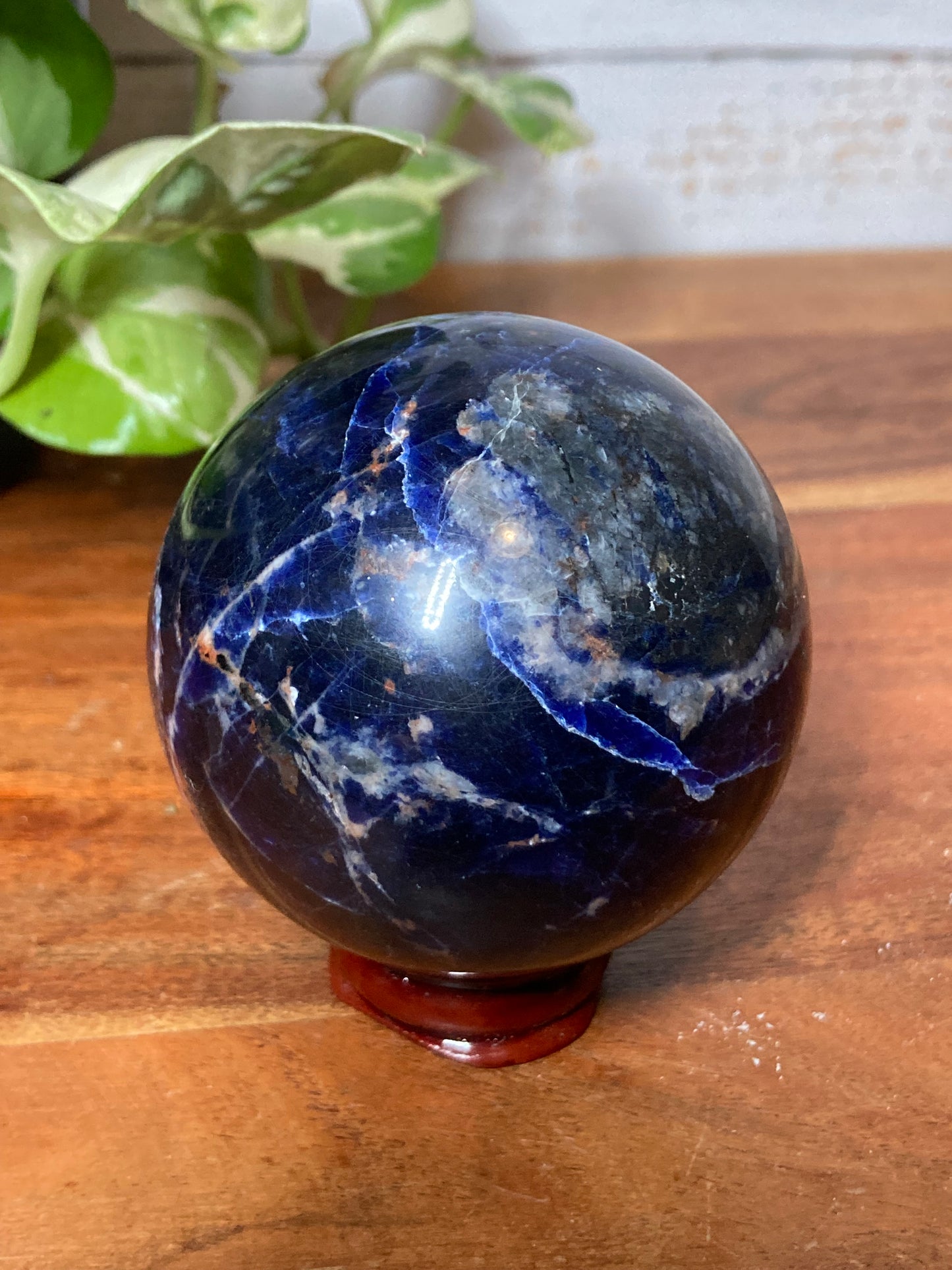 Sunset Sodalite Sphere