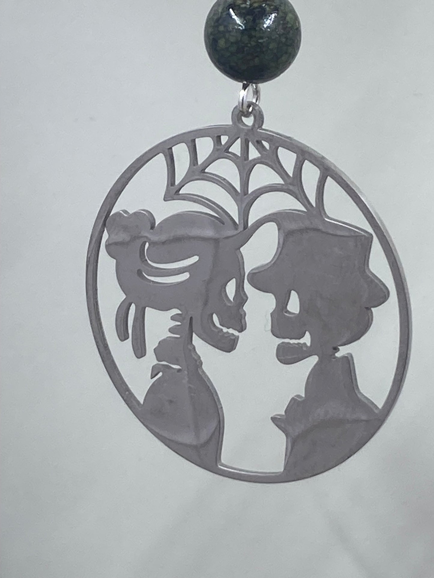 Skeleton Couple Earrings