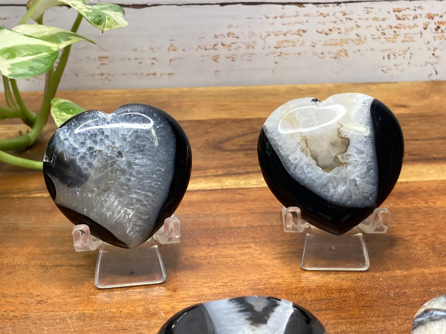 Black Sardonyx Heart