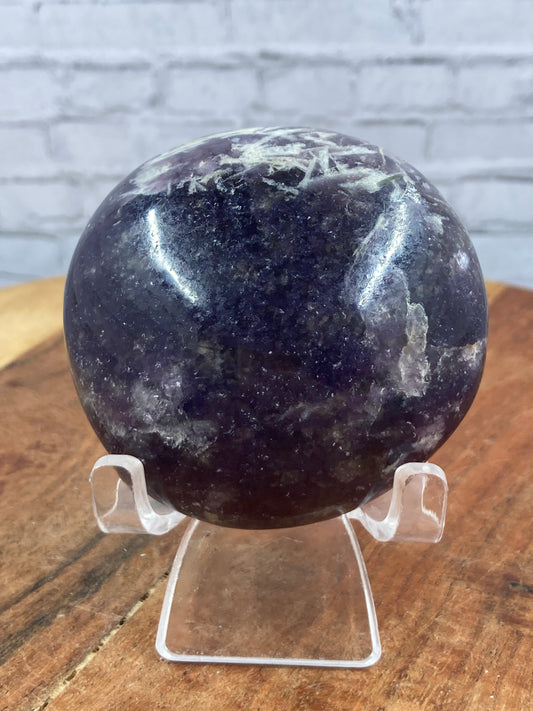 Lepidolite Palm Stone