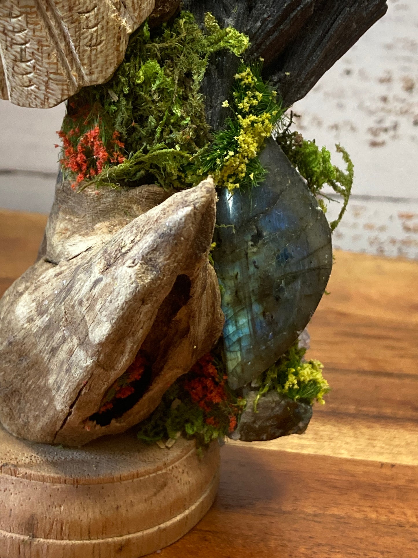 Owl in Crystal Garden