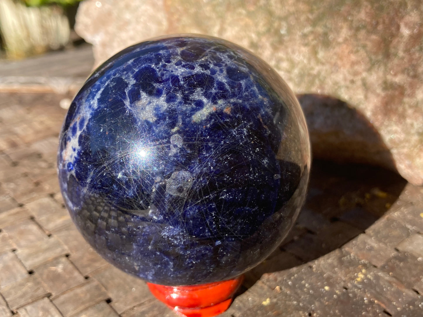 Sunset Sodalite Sphere