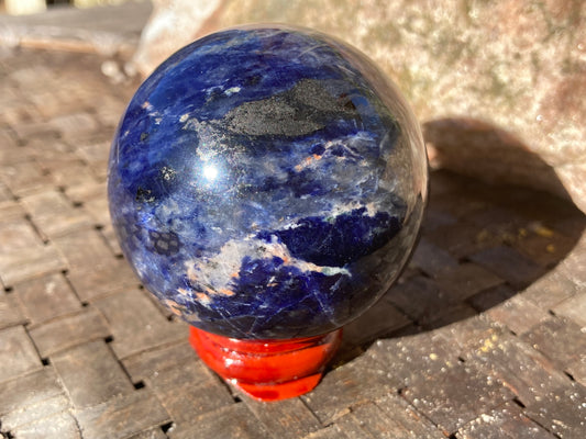 Sunset Sodalite Sphere