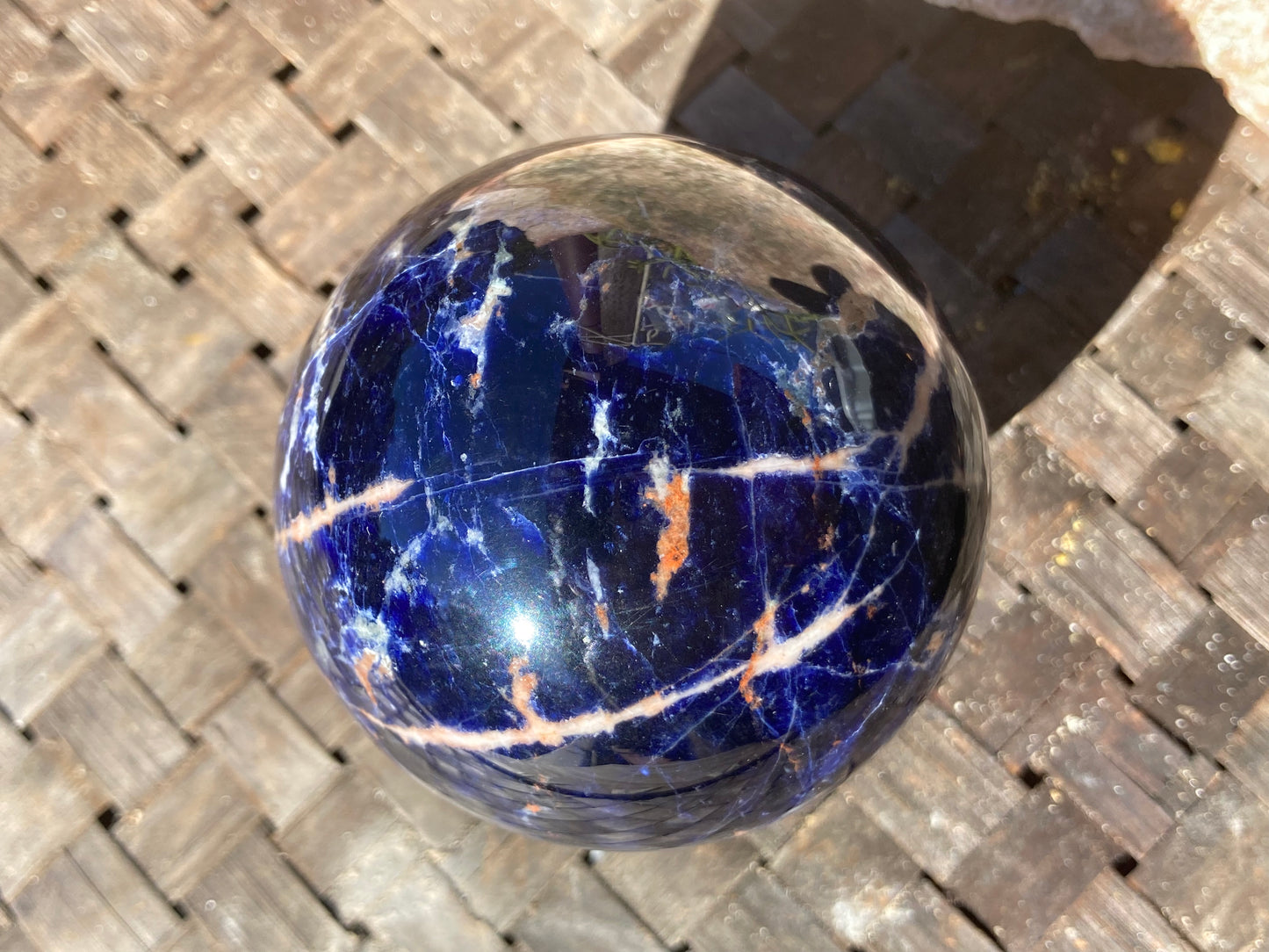 Sunset Sodalite Sphere