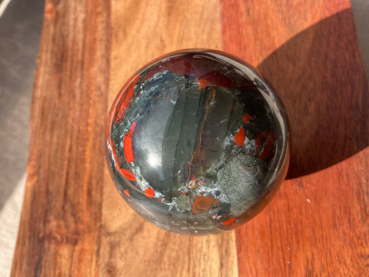 African Bloodstone Sphere