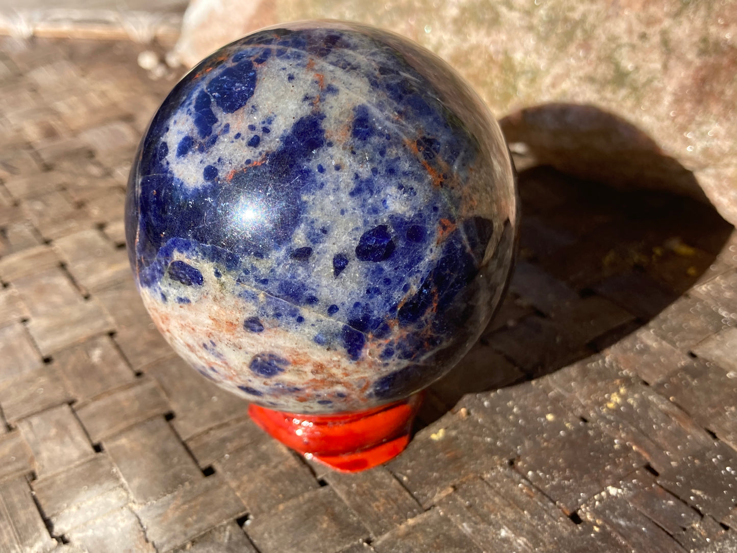 Sunset Sodalite Sphere