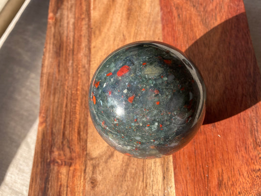 African Bloodstone Sphere