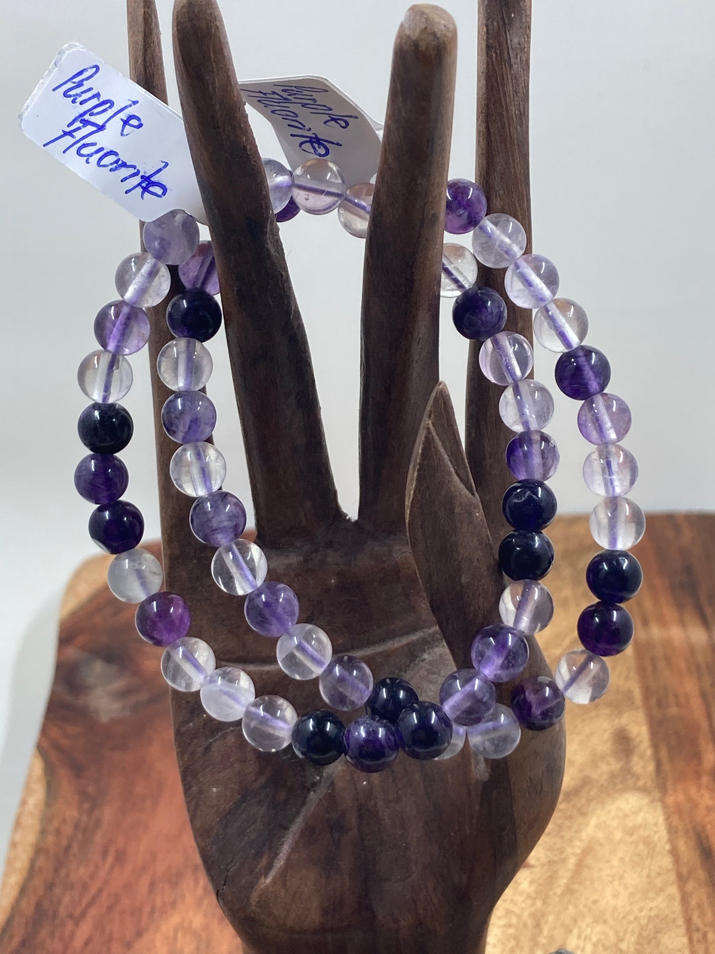 Purple Fluorite Bracelets