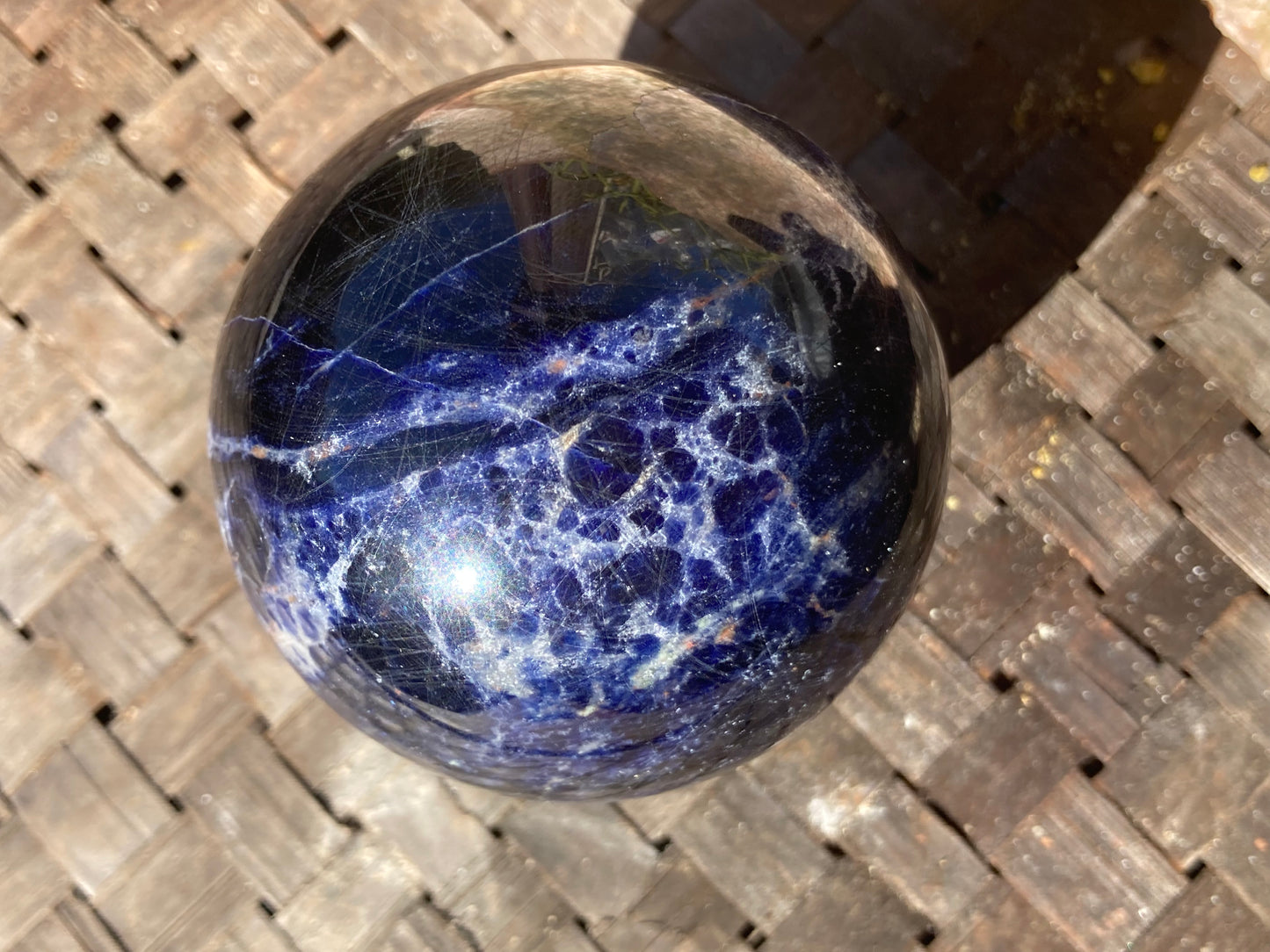 Sunset Sodalite Sphere