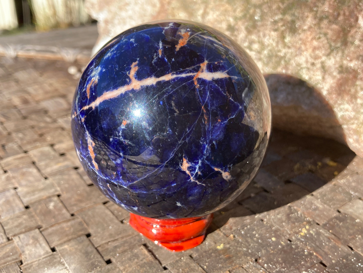 Sunset Sodalite Sphere