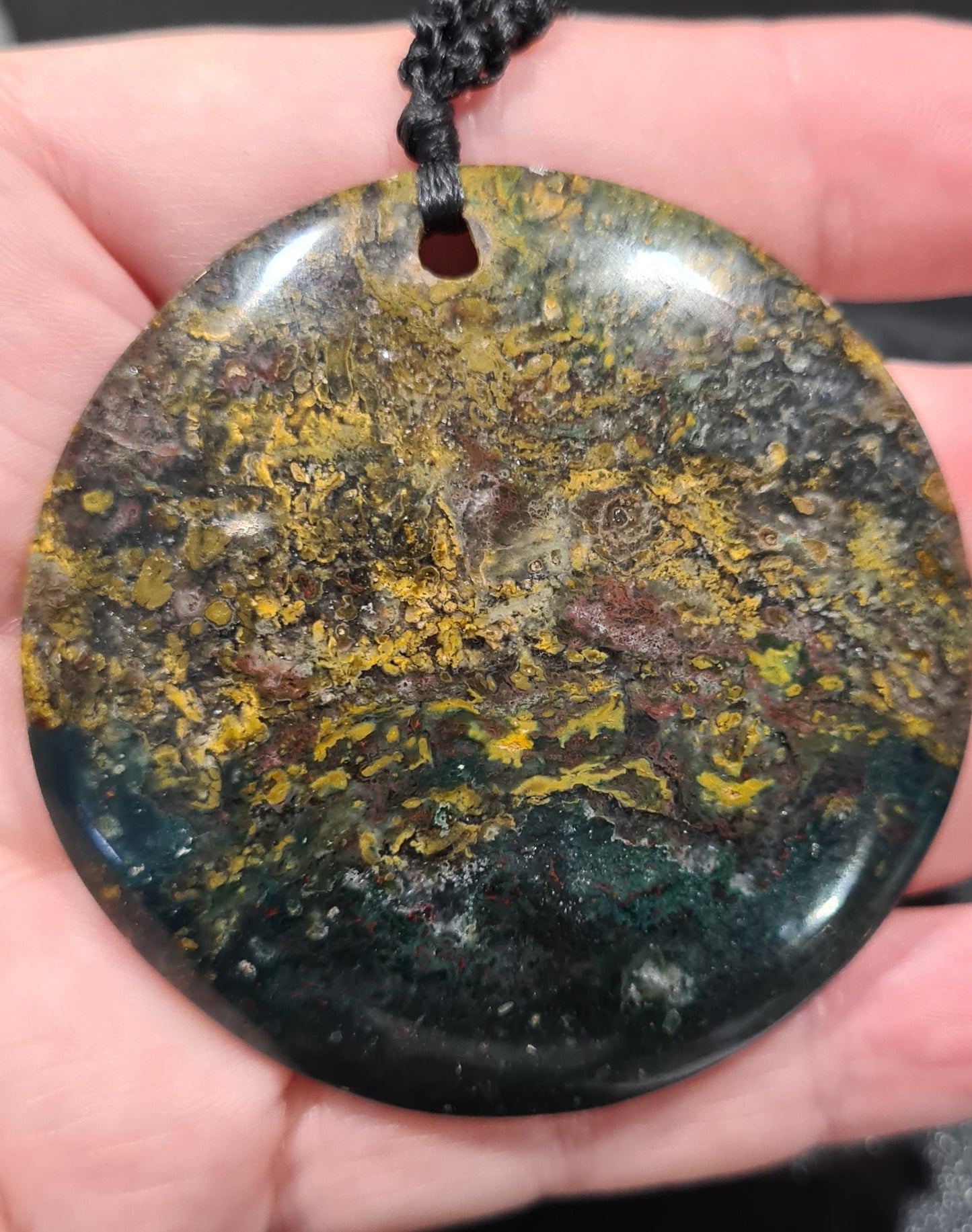 Ocean jasper pendant