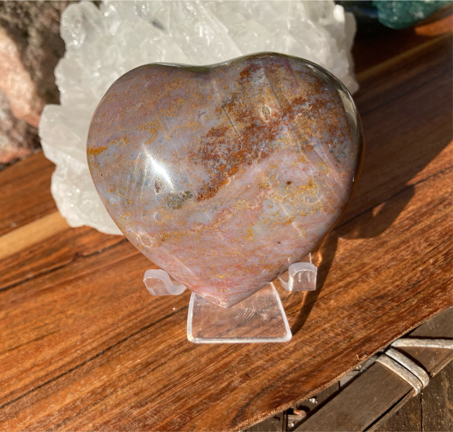 Ocean Jasper Heart