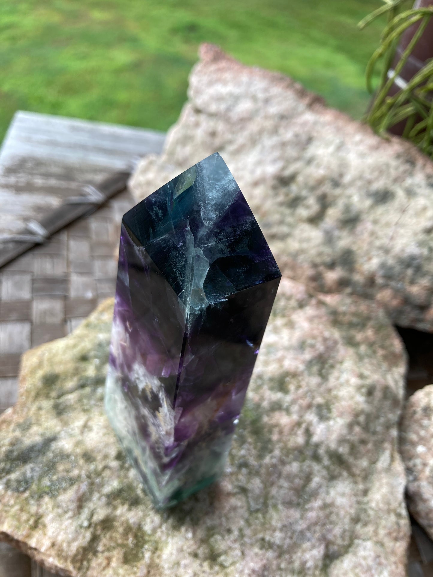 Snowflake Fluorite Tower