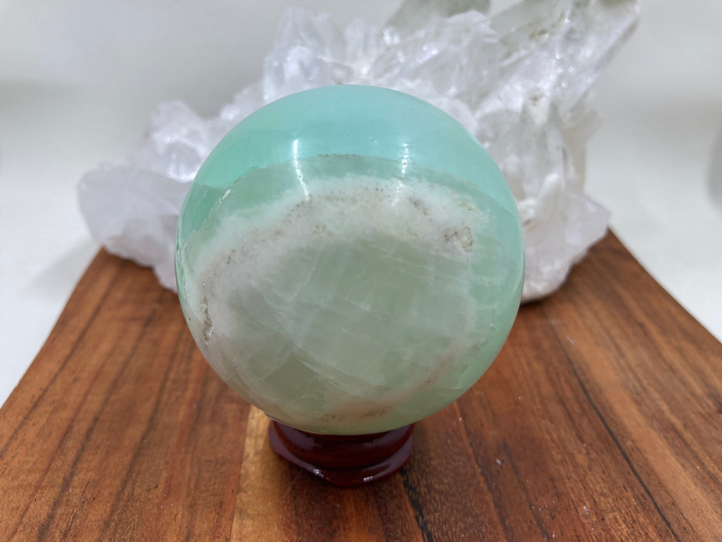 Pistachio Calcite Sphere