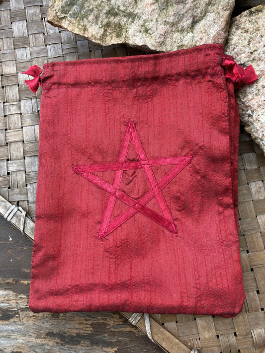 Pentagram Tarot Card Bag