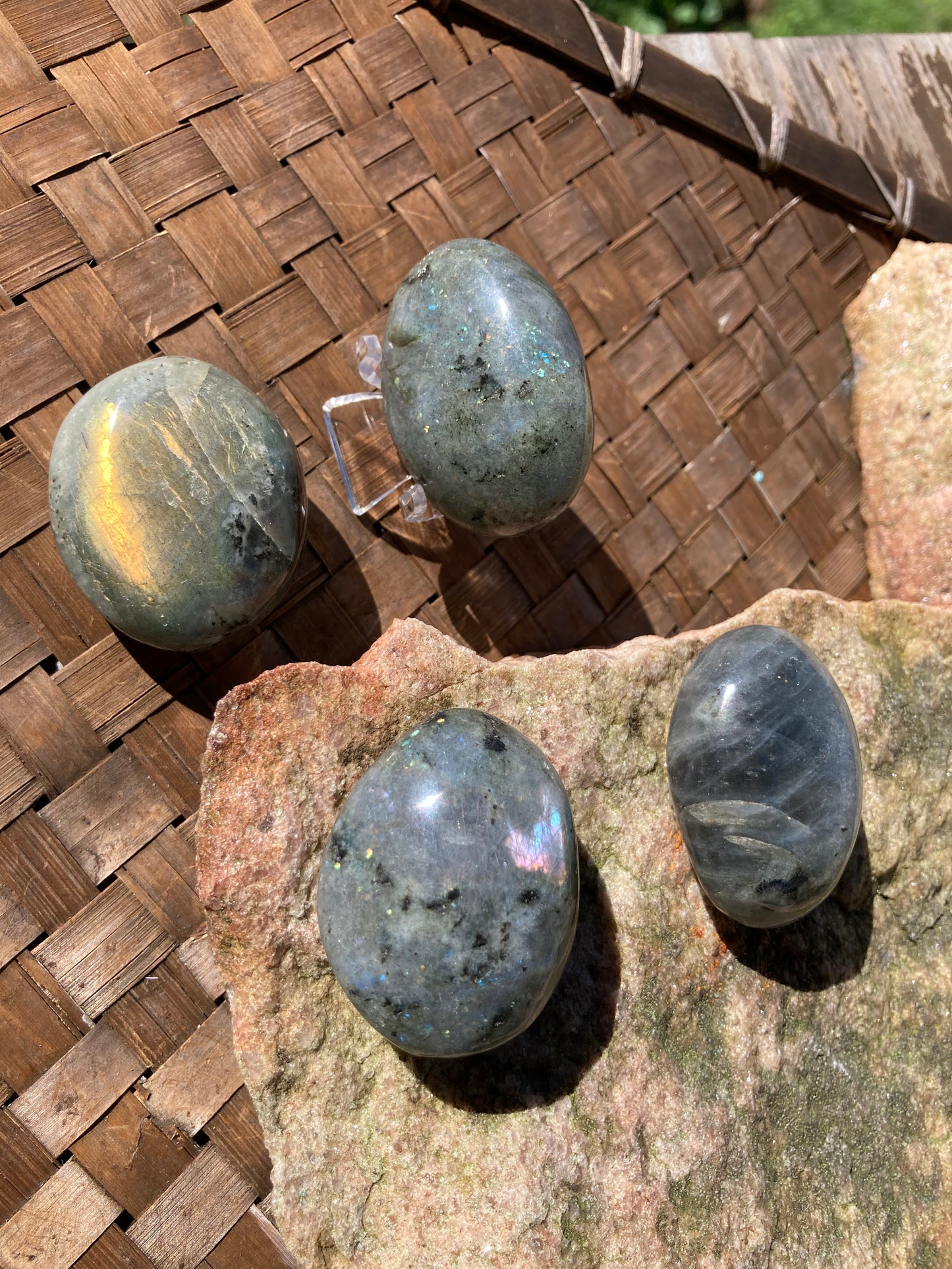 Labradorite Palm Stones