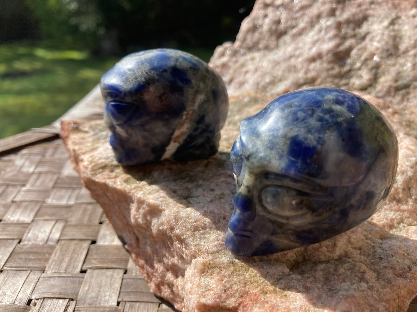 Sodalite Alien Skull