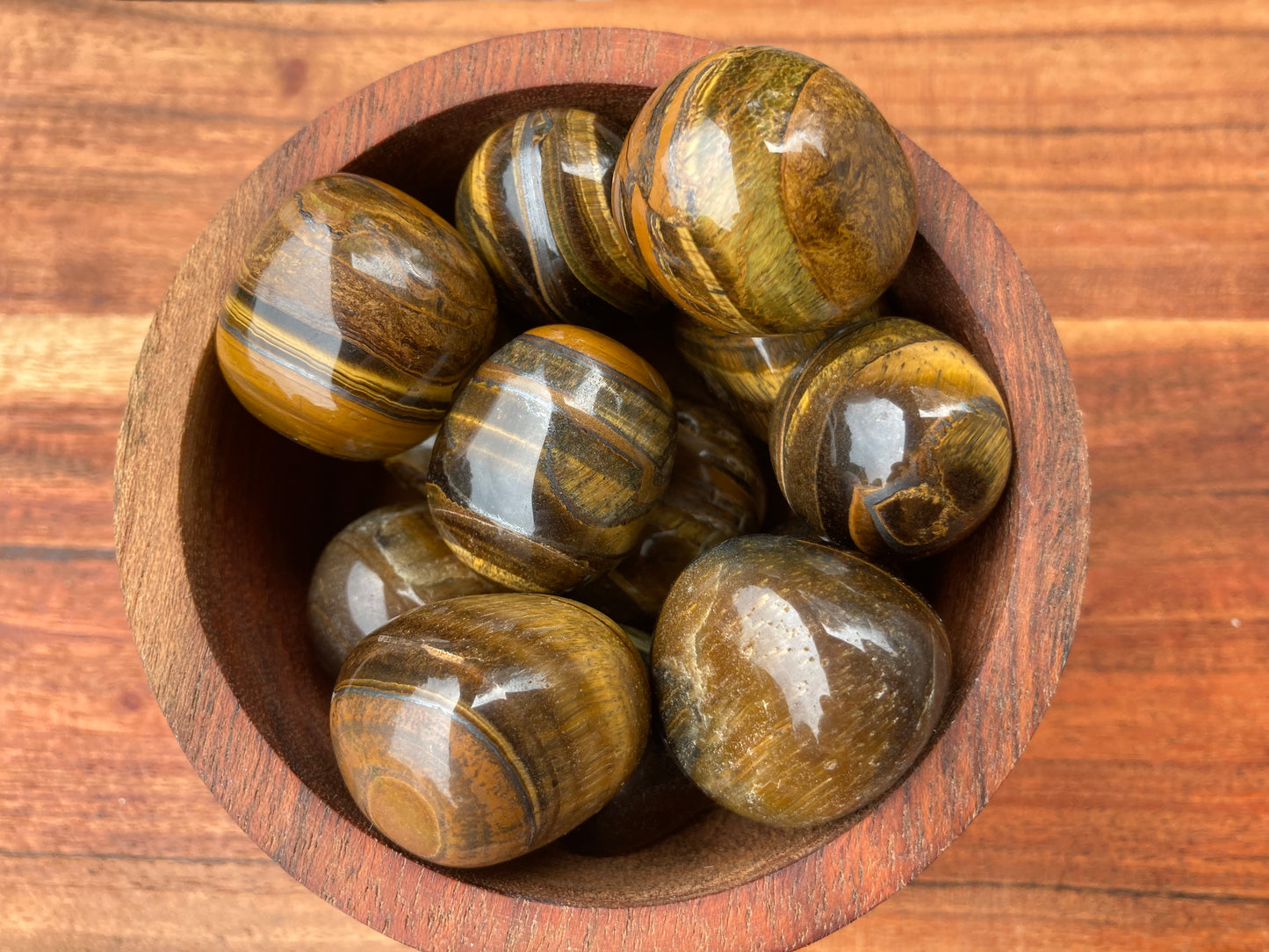 Tigers Eye Tumbled Stone