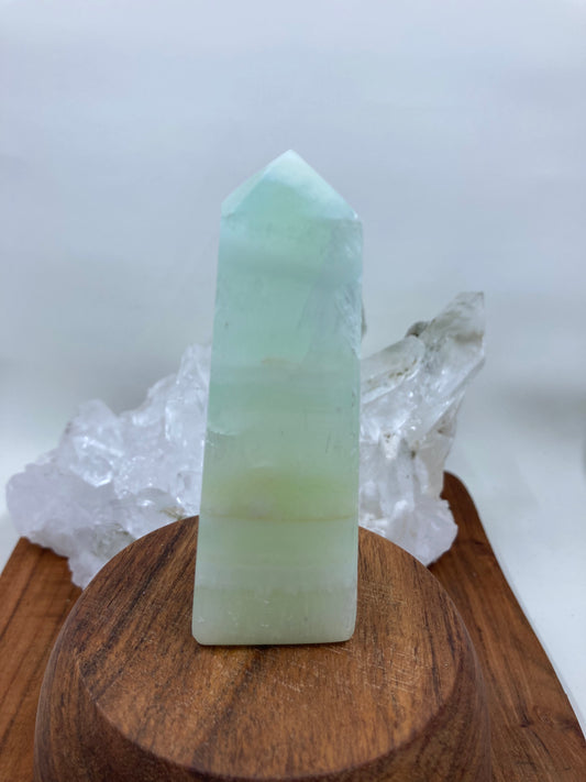 Pistachio Calcite Obelisk