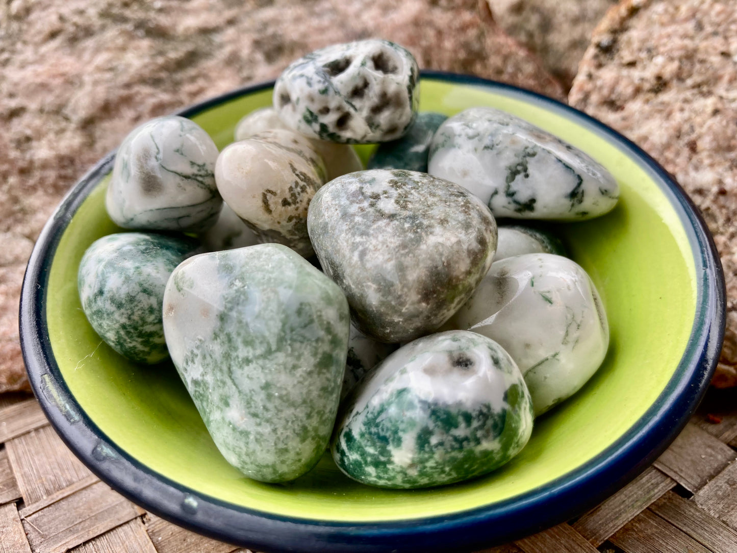 Tree Agate Tumble Stone