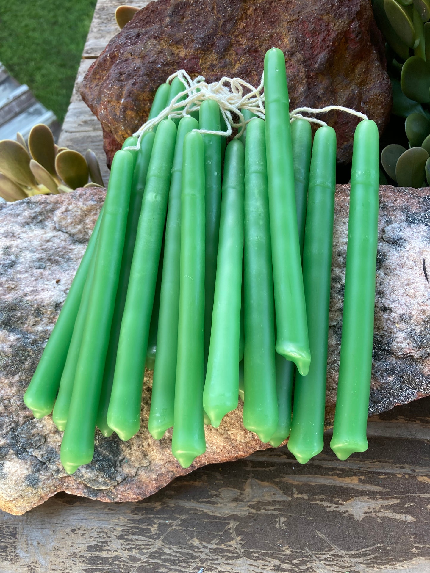 Green Ritual Candles