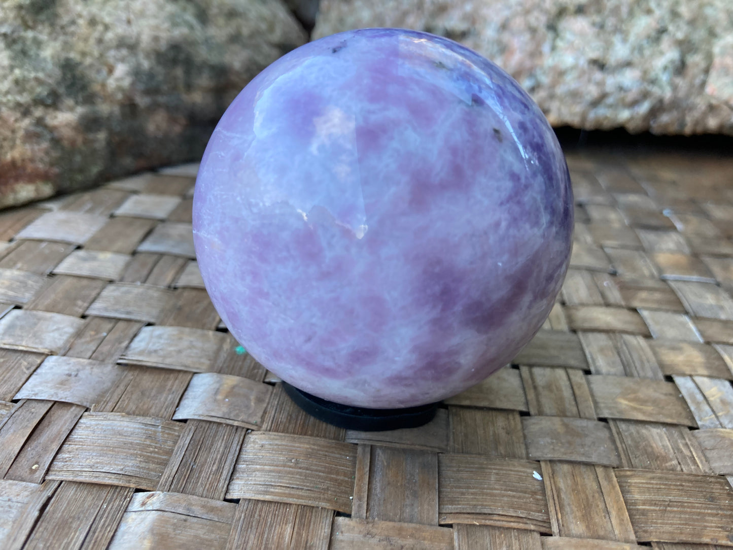 Lepidolite Sphere