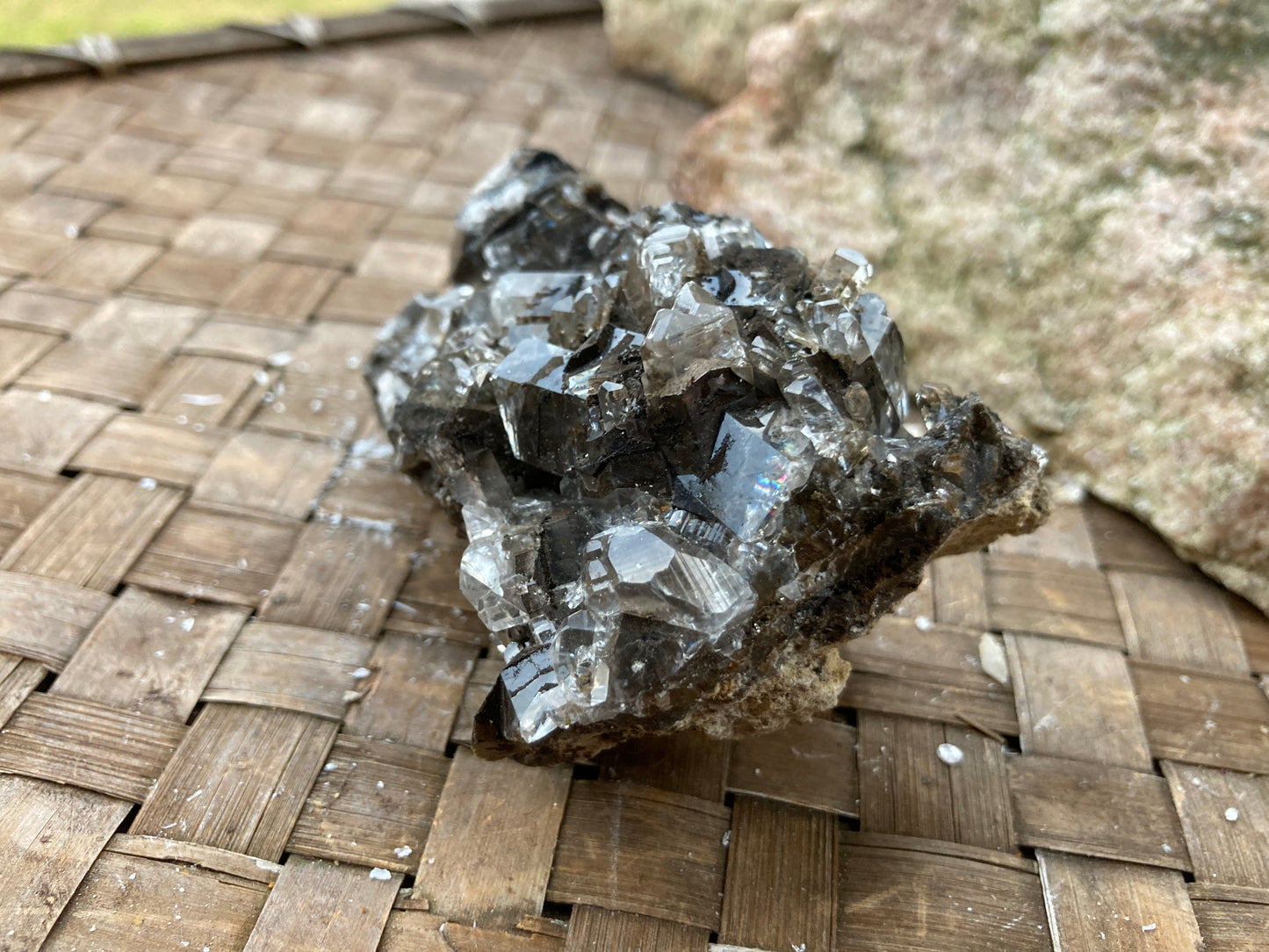 Clear Calcite Cube Cluster