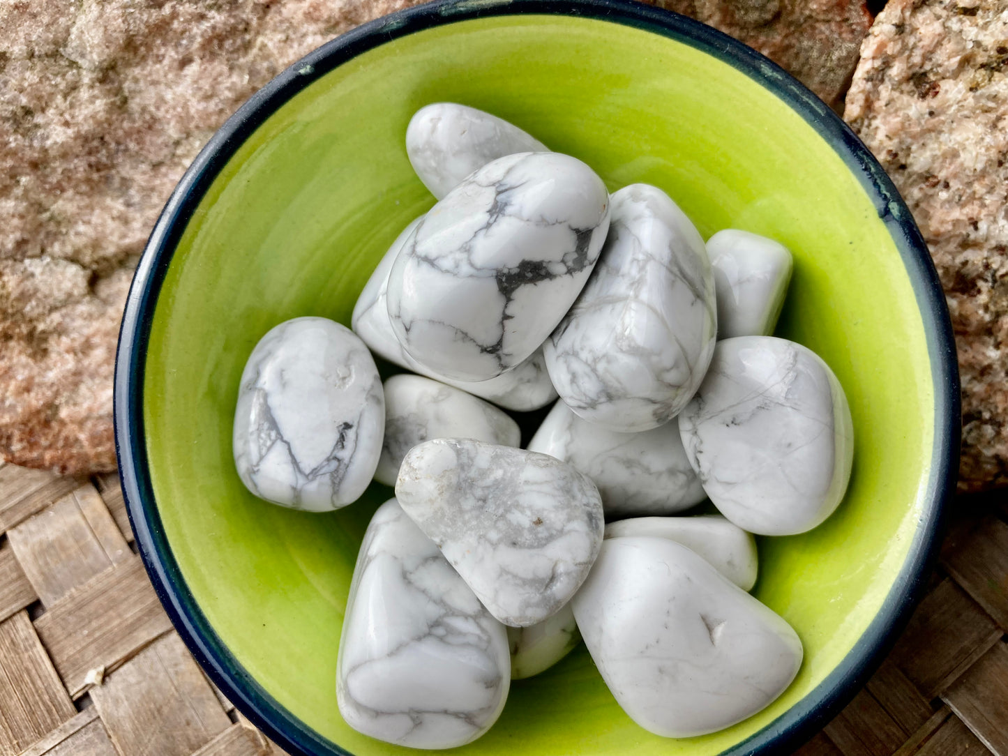 White Howlite Tumble Stone