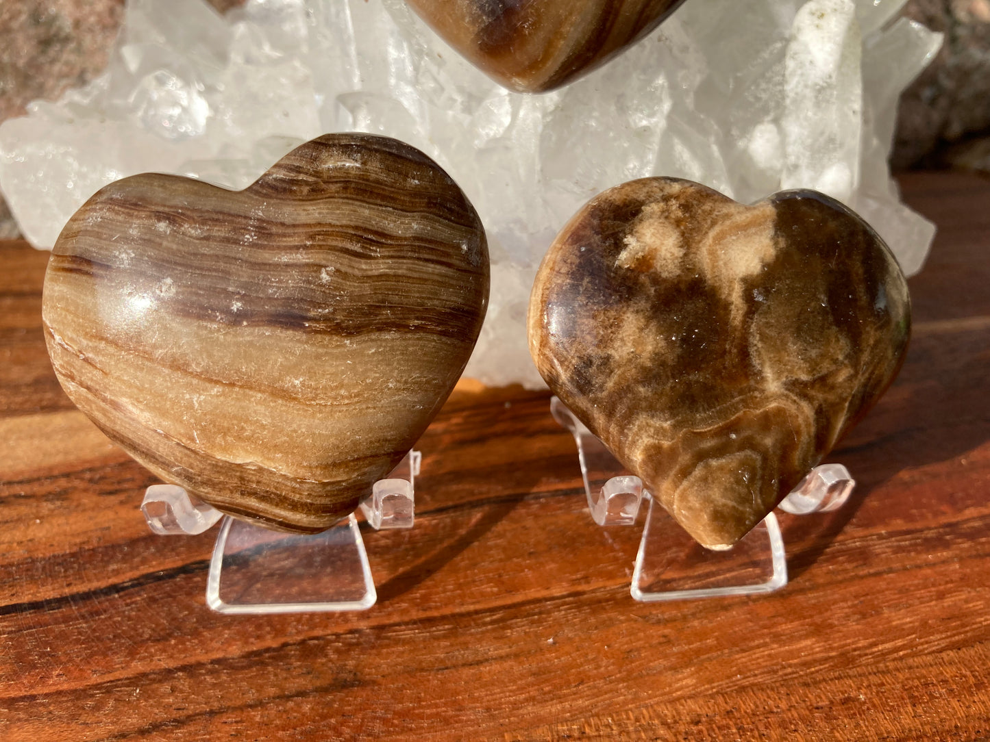 Chocolate Calcite Heart