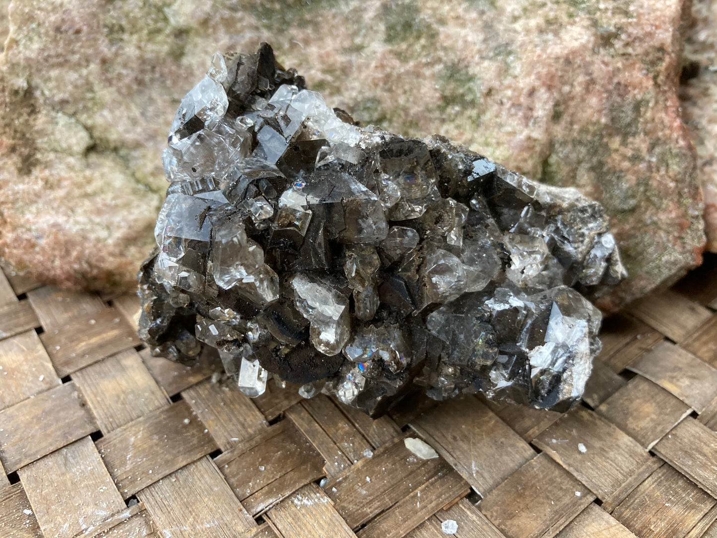 Clear Calcite Cube Cluster