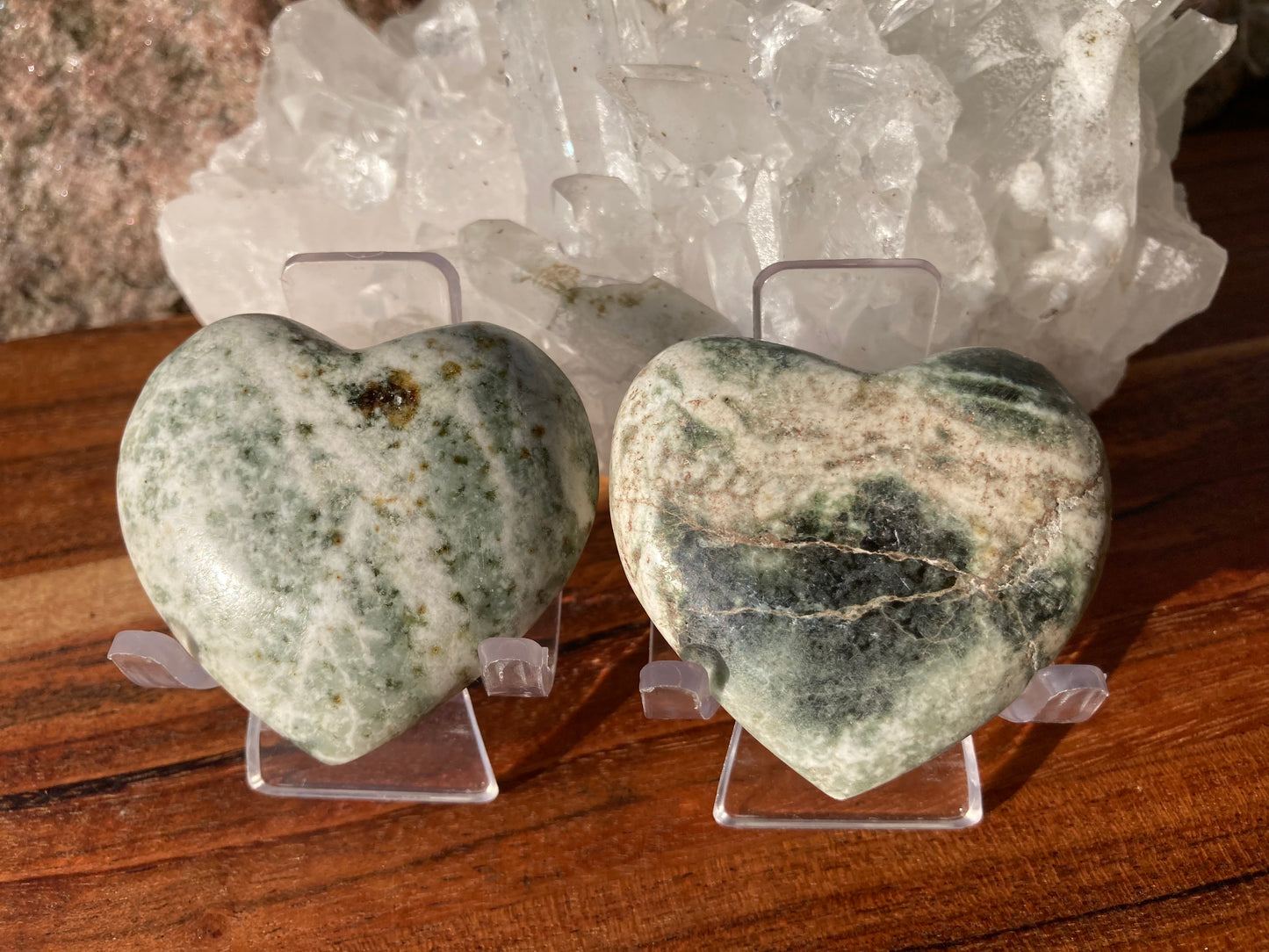 Green K2 Stone Heart