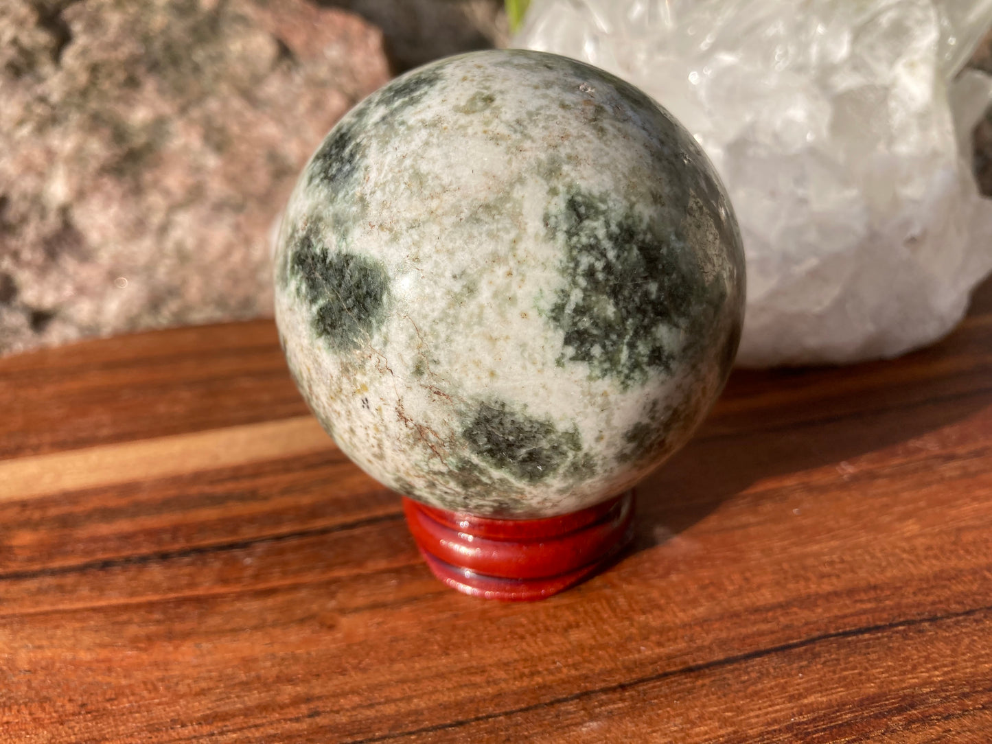 Green K2 Stone Sphere