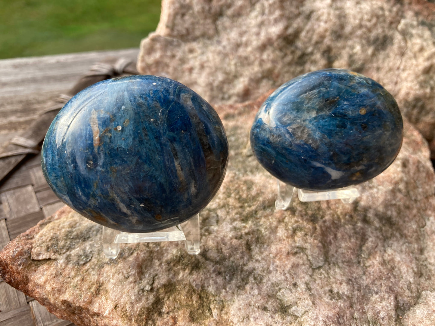 Dumortierite Palmstones