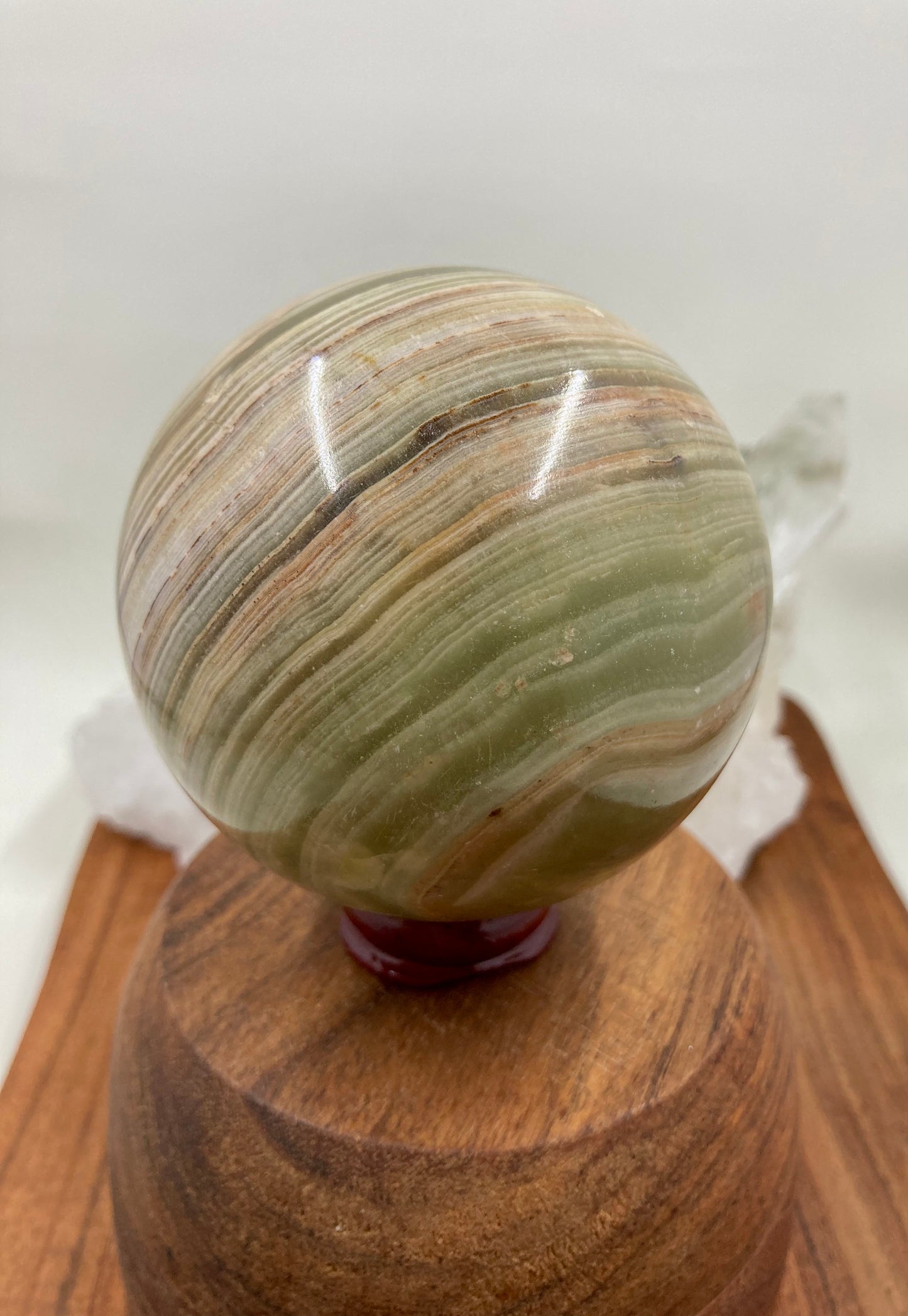 Green Onyx Sphere