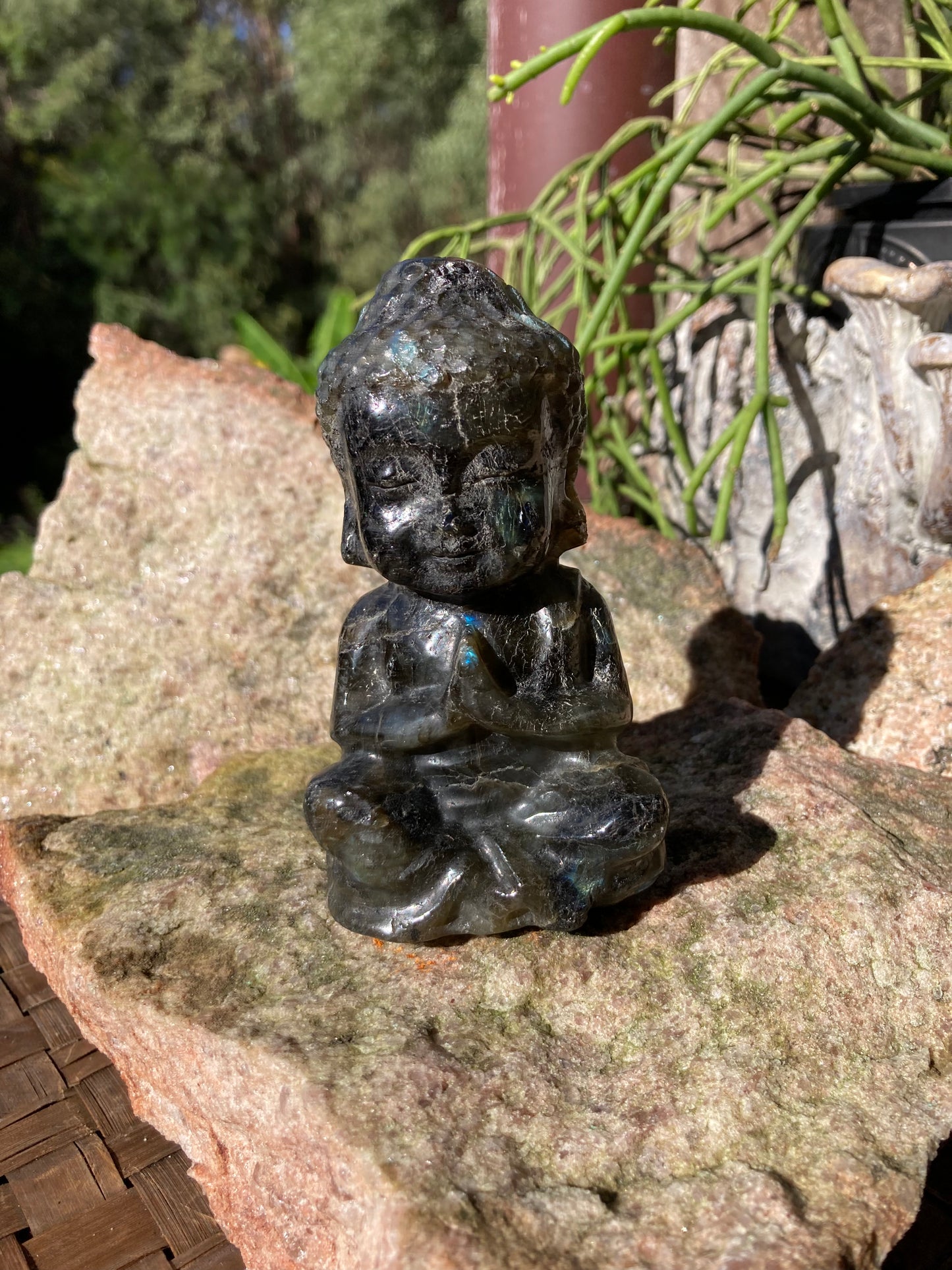 Labradorite Buddha