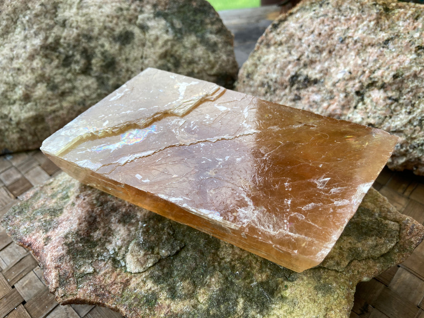 Honey Calcite Slab