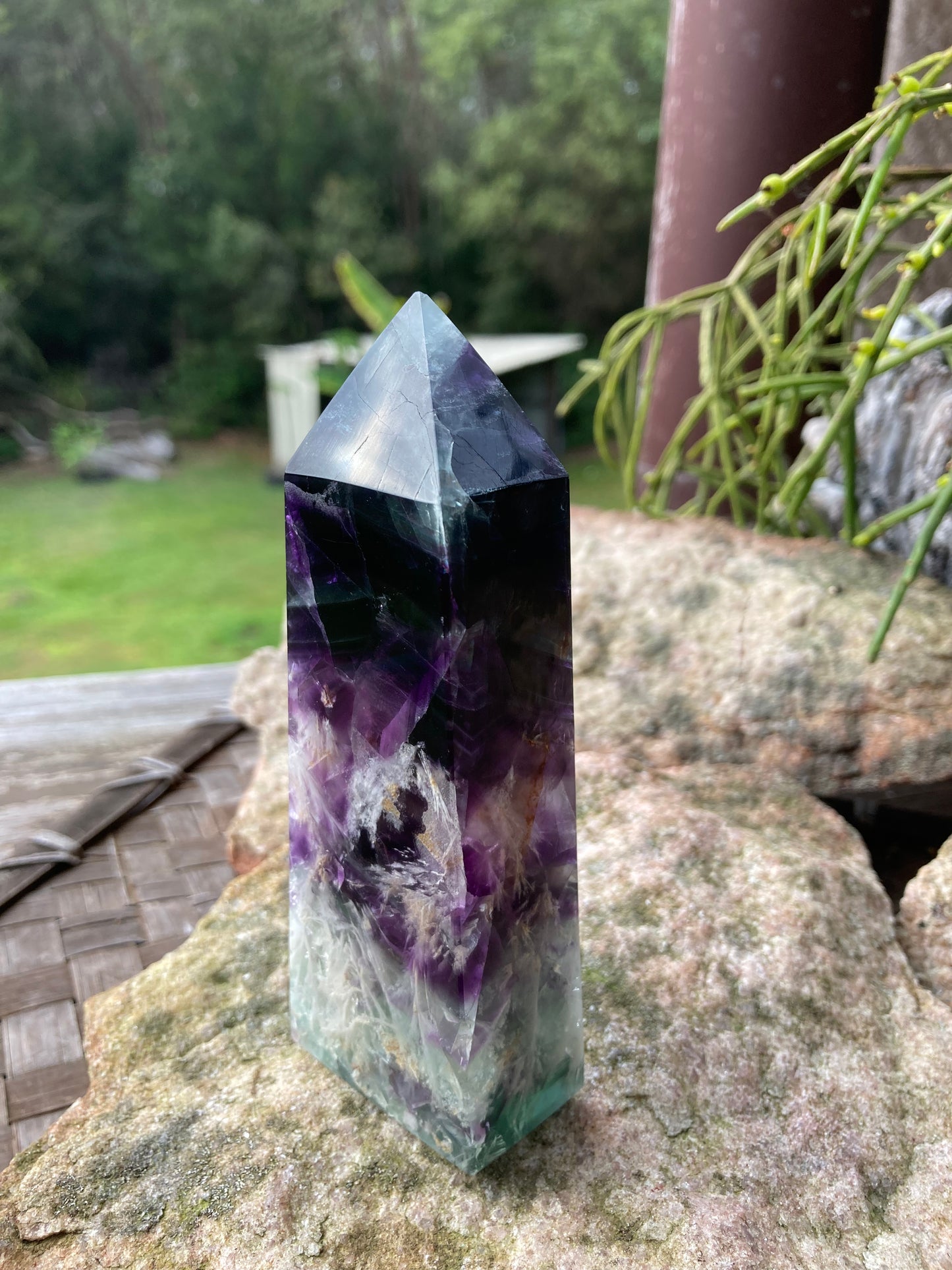 Snowflake Fluorite Tower