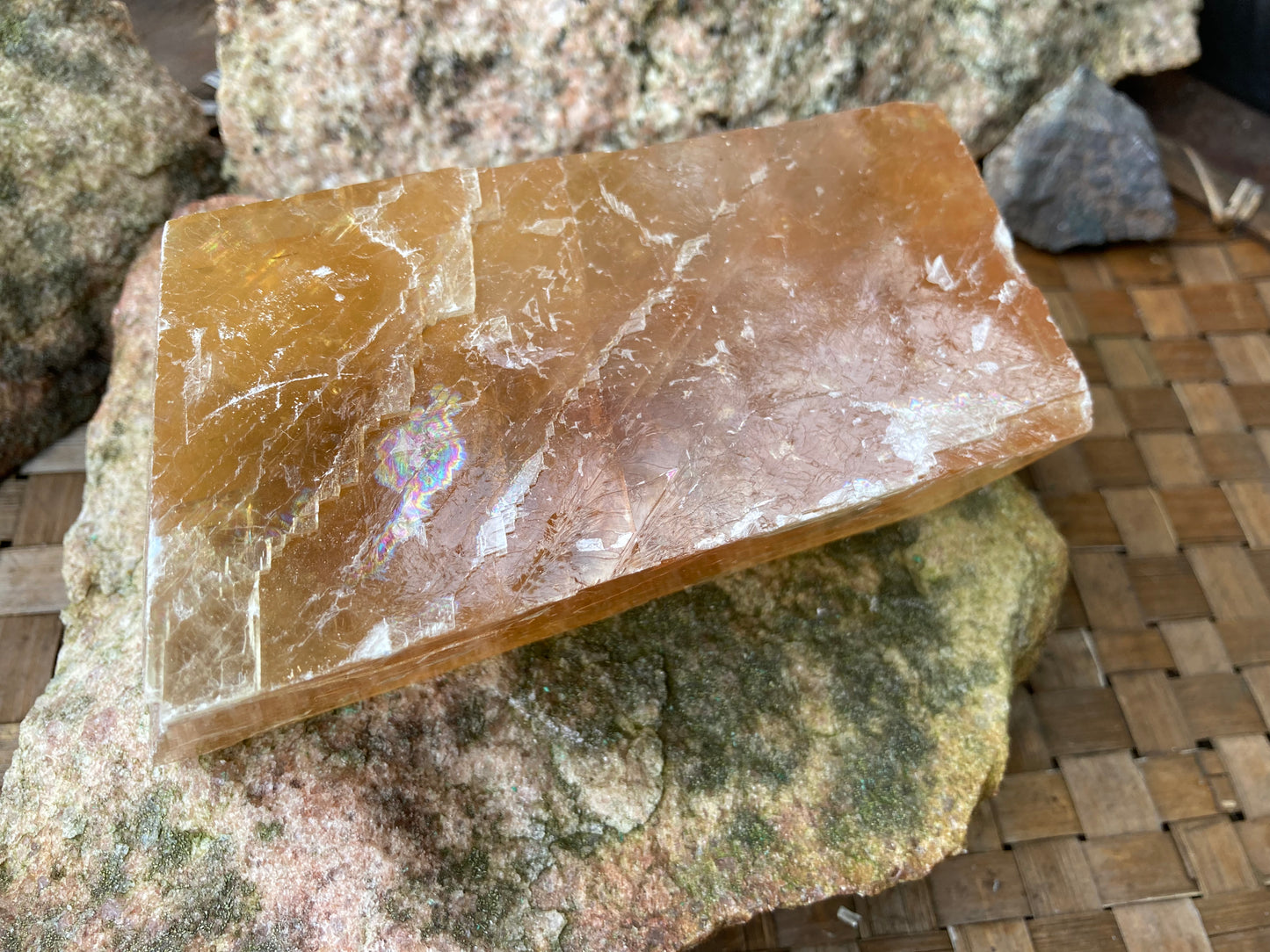 Honey Calcite Slab