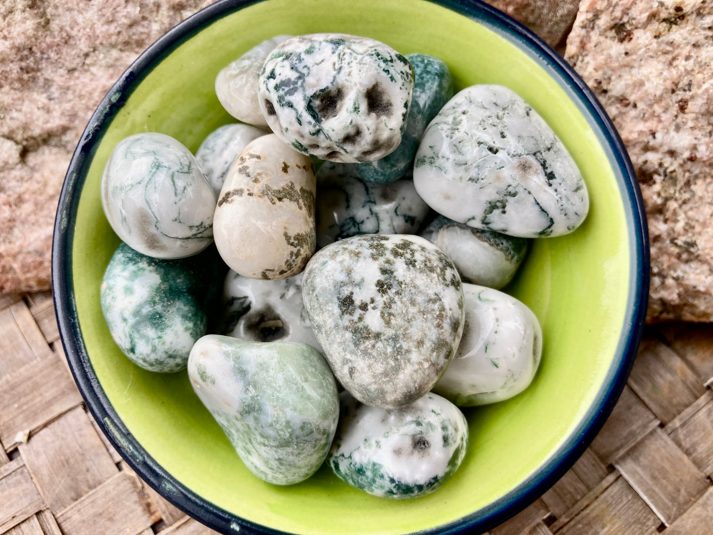 Tree Agate Tumble Stone