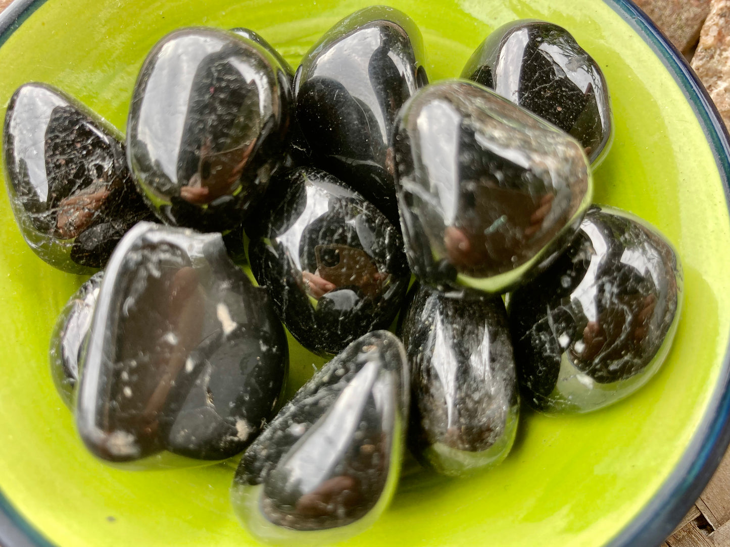 Black Tourmaline Tumble Stone